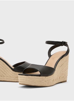 Truffle High Heel Wedge Sandal  - Image 4