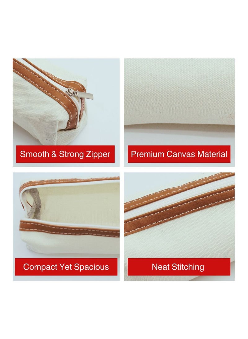 برينت شوب فور مي حقيبة مستحضرات تجميل مزينة بأحرف اسم أولية وحقيبة أقلام زهرية - مجموعة أحرف اسم أولية من A إلى Z للبنات والنساء - مجموعة هدايا للأصدقاء أو البنات أو زملاء العمل - مثالية للمدرسة والعمل والسفر - Image 5