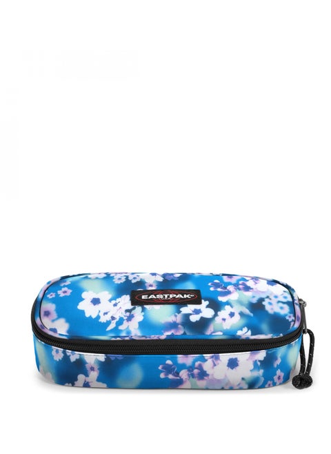 Oval Single-Hard Pencil Case - Soft Blue