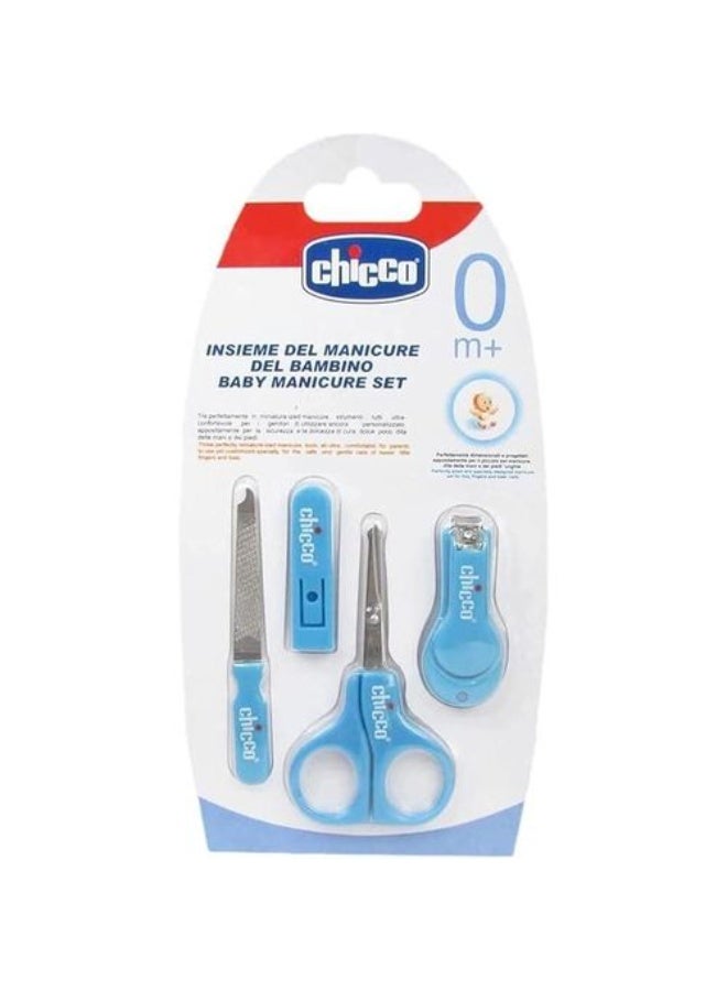 Chicco Baby Nail Care Set 4 Pieces for Newborn Infant and Toddler Safe Baby Manicure Grooming Kit with Scissors Clippers and Nail File Complete Baby Nail Trimming Set with Protective Covers Gentle Nail Care Tools for Babies Kids and Newborn Hygiene - Image 3