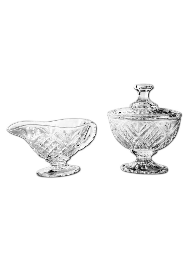 Godinger Godinger Dublin Sugar and Creamer Set Clear 