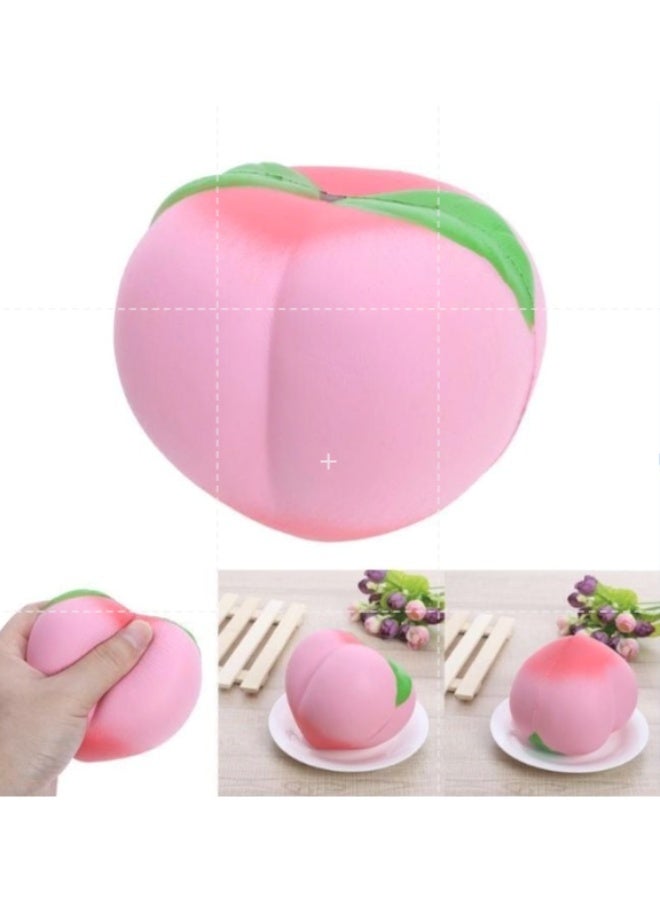 Peach Fruit Squishy Squeeze Fruit Stress Toy Stress Relief - Image 1
