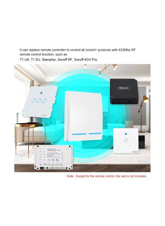 NIBEMINENT 2-Gang eWeLink Wall Light Switch White  - Image 3