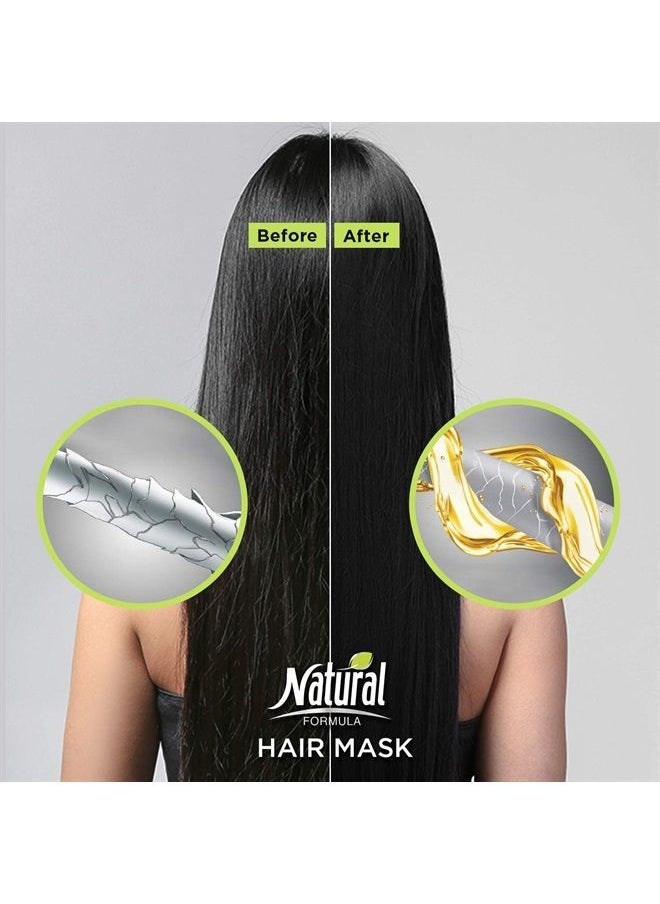 Natural Formula - Keratin Hair Mask - Intense Repair Keratin Mask, Hair Mask for Frizzy Hair - Keratin Enriched Hair Care, Hair Mask for Dry Damaged Hair, Advanced Hair Moisturizer & Hair Masks - 350ml - Image 1