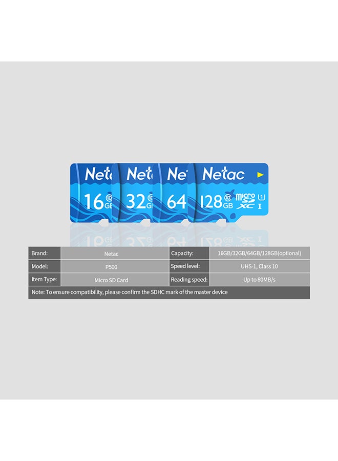 Netac Micro SD Memory Card Blue - Image 2