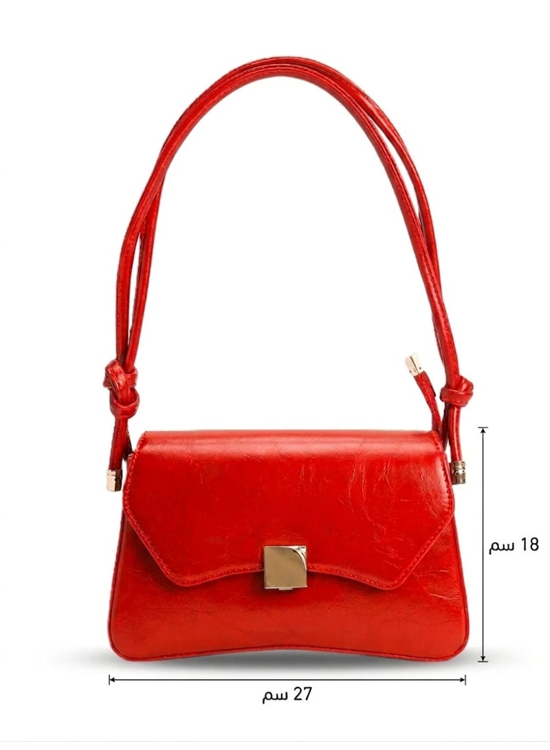 Crossbody Bag with stylish metal buckle BA-64