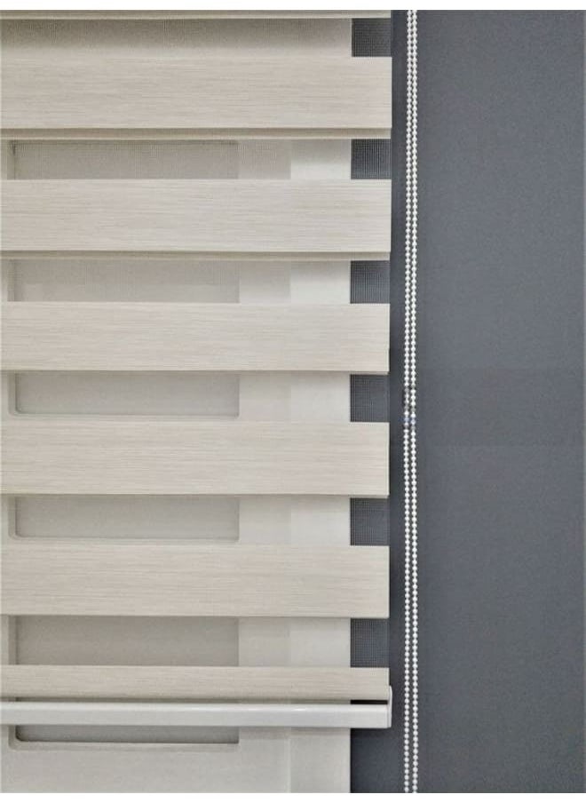 Beige Zebra Blinds 125W x 125H cm