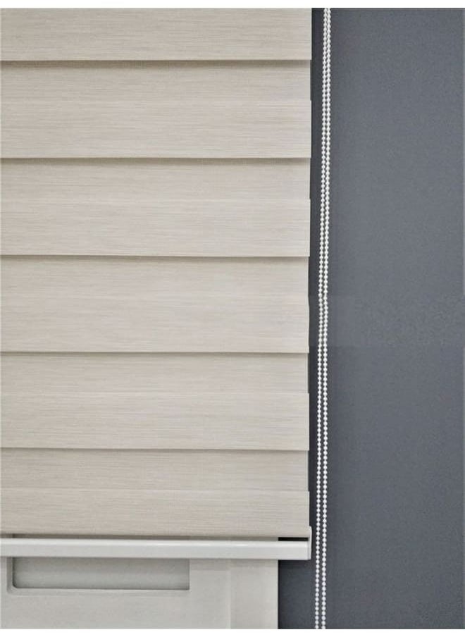 Beige Zebra Blinds 125W x 125H cm