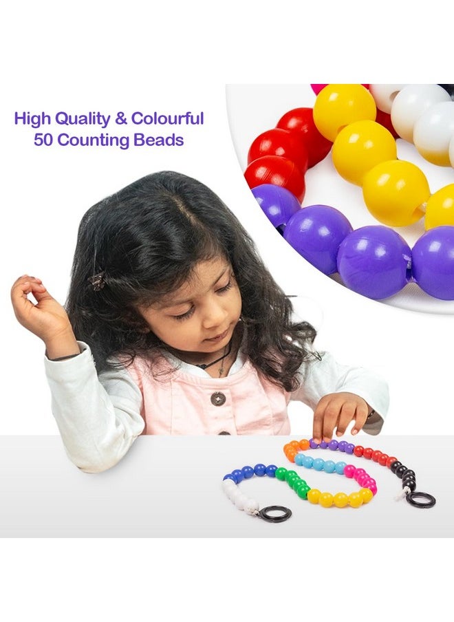 RATNA'S - Ratna's Educational Counting Beads - Fun and Interactive Learning Toy for Infants - Develops Numbers, Colors, and Motor Skills - Image 1