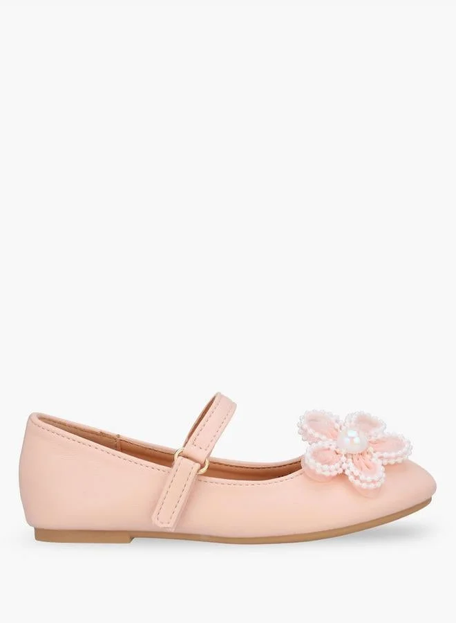 Girls Hook & Loop Ballerina Shoes