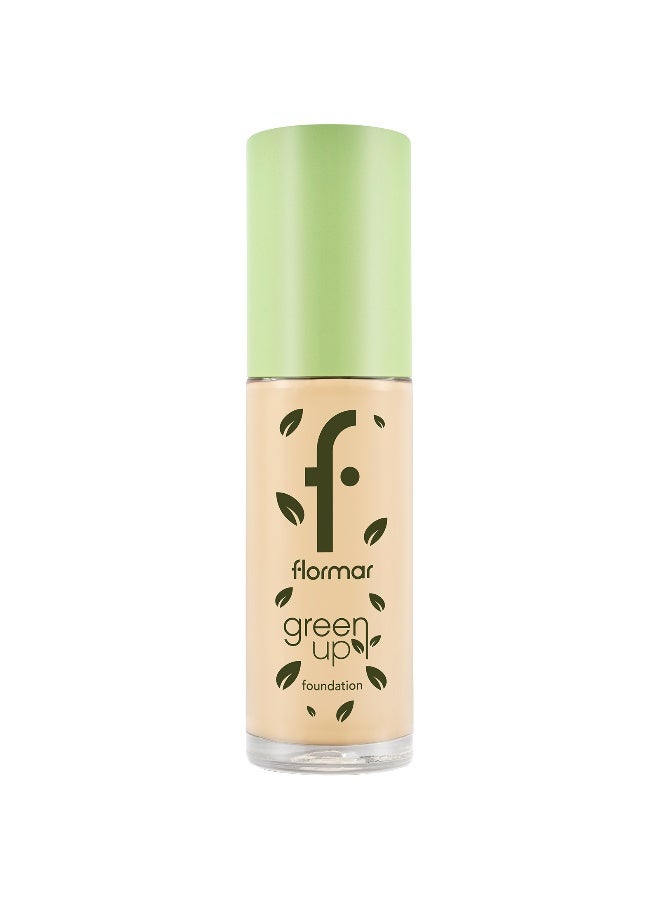 flormar Green Up Foundation - 030 Light Beige 030 Light Beige - Image 1