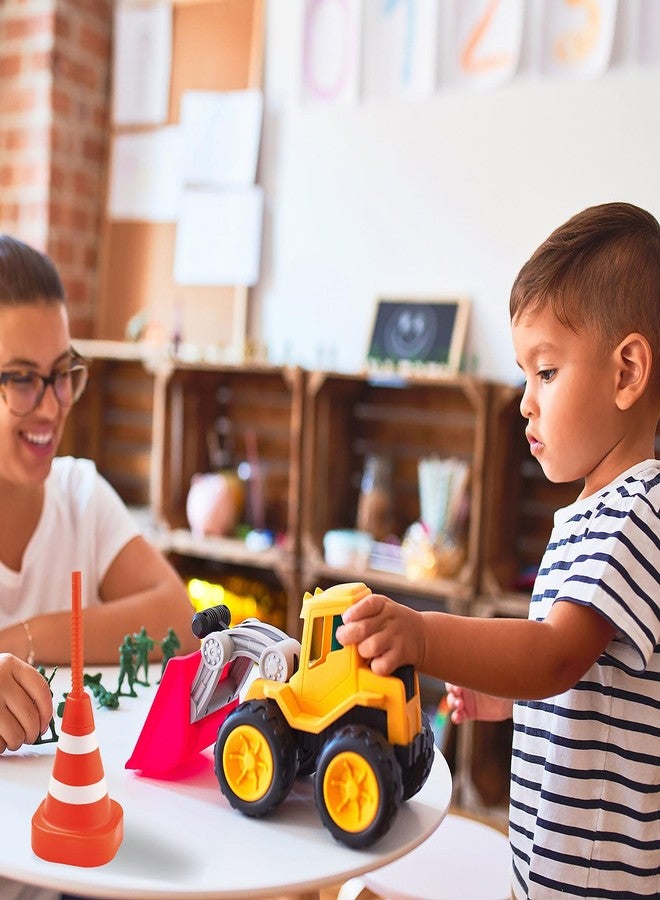 ALINK 12 Pack Construction Cone Cups with Straws, 10 oz Race Car Traffic Cones Party Favor Cups for Kids Party, Construction Traffic Theme Racing Car Hotwheels Birthday Party Supplies - Image 5