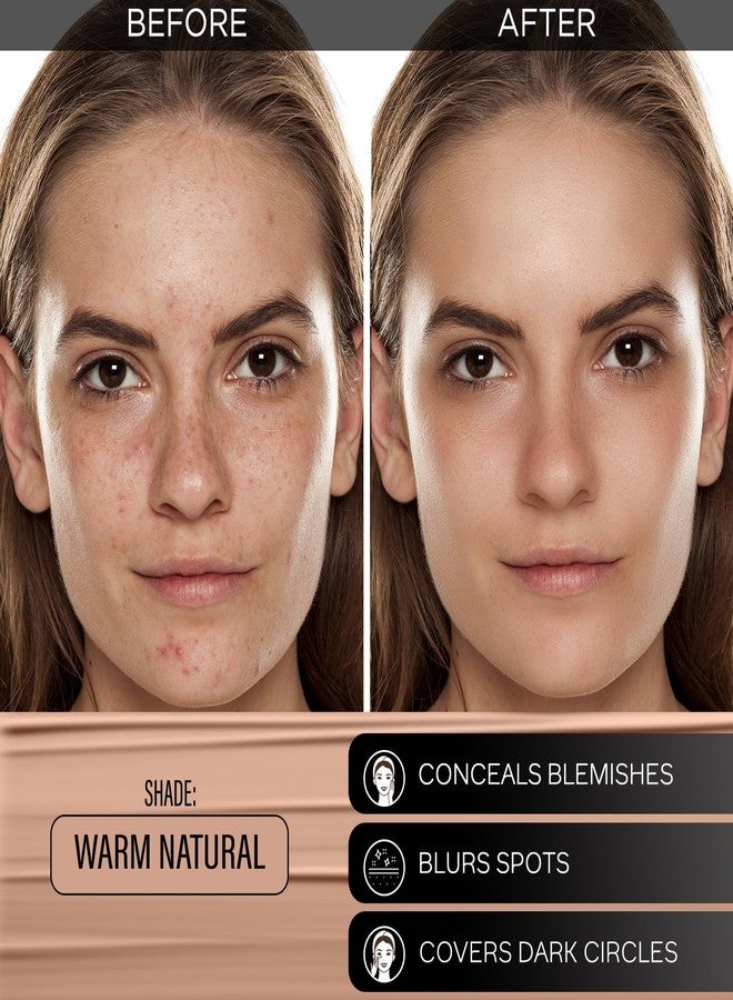 فاسيسكانادا مجموعة فيس كندا روز جلو | كريم ستروب روز جولد (30 مل) + كريم أساس ناعم طبيعي دافئ يدوم طوال اليوم (18 مل) | مجموعة مكياج للنساء (عبوة من قطعتين) - Image 5