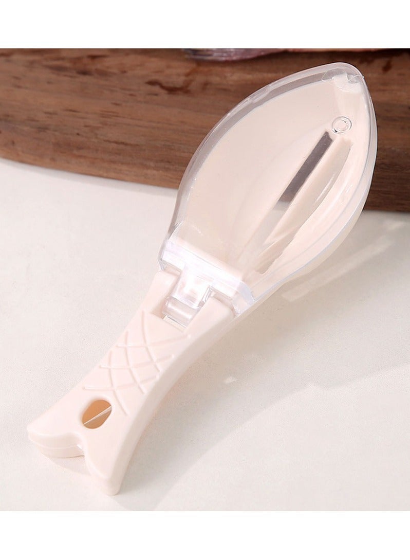 Kitchen tool, fish scale scraper, easy to clean, anti slip, fish scale peeler 