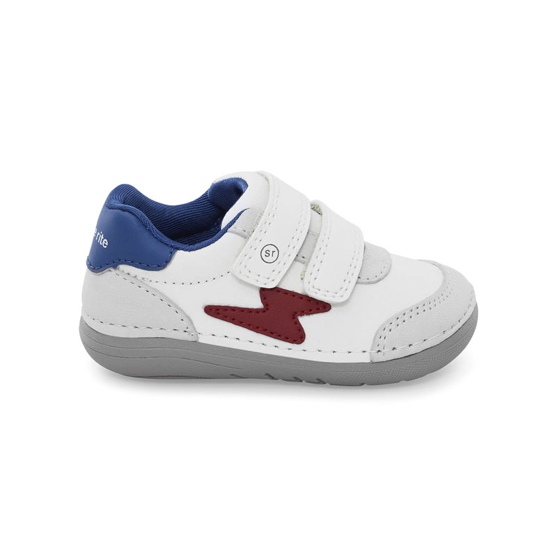 Stride Rite Baby Boys Sm Kennedy Athletic Sneaker, White Multi, 6 Toddler US - Image 2