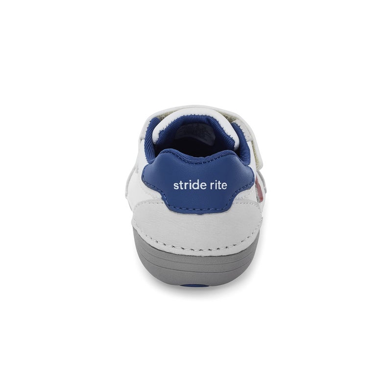 Stride Rite Baby Boys Sm Kennedy Athletic Sneaker, White Multi, 6 Toddler US - Image 3