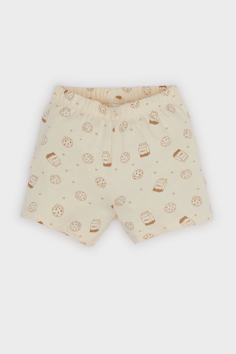 DeFacto Baby Boy 2 piece Regular Fit Envelope Neck Knitted Pyjamas  - Image 3