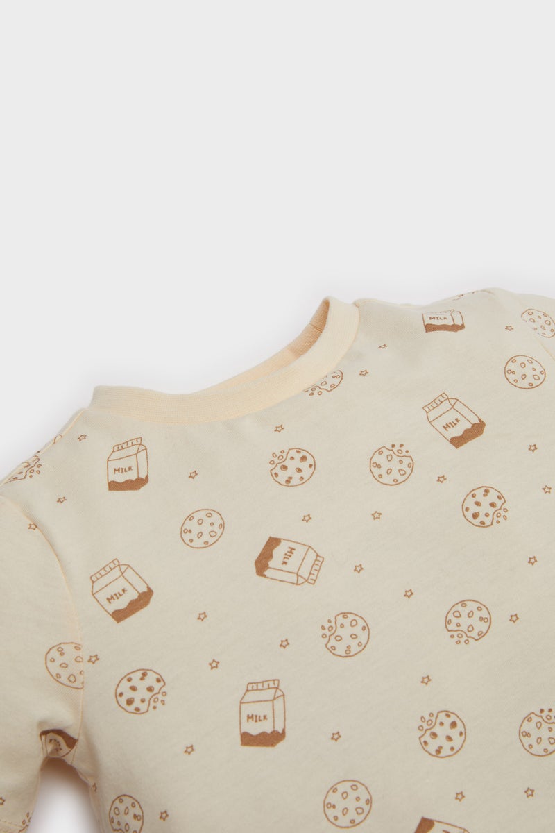 DeFacto Baby Boy 2 piece Regular Fit Envelope Neck Knitted Pyjamas  - Image 2
