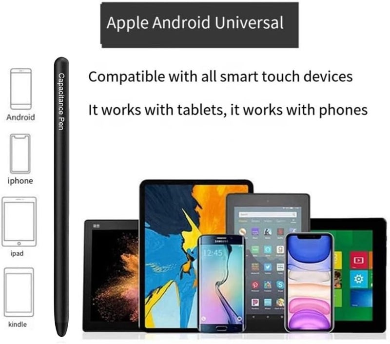 thexxa قلم اللمس (بدون شحن) لـ Samsung Galaxy Tab A9/A9Plus/A8/A8plus/A7/A7lite/ipad/Microsoft Surface/Lenovo/AMZ Fire HD/Kids Table/Dell/HP جميع أجهزة اللمس قلم عالمي (رمادي) - Image 1