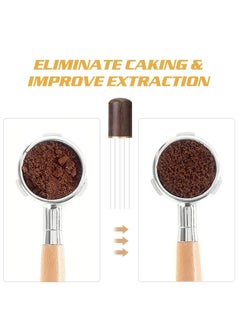 Oasisgalore Espresso Coffee Stirrer with Natural Wood Handle，Espresso Accessories Coffee Stirrer  - Image 3