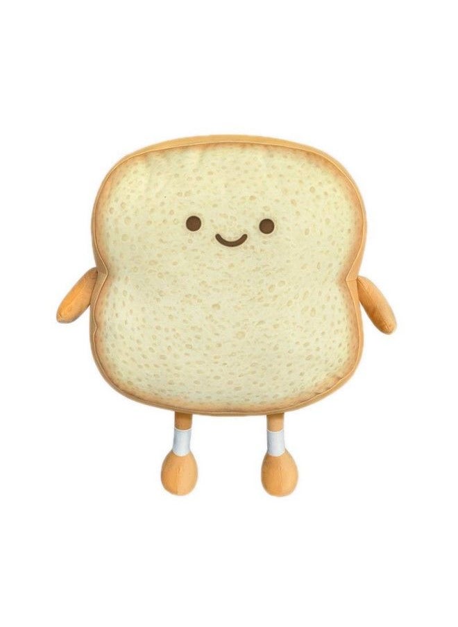 Toast Bread Pillow Funny Food Plush Toy Pillows Small Cute Stuffed Plush Toast Sofa Pillow (Toast Bread,Golden)  - Image 1