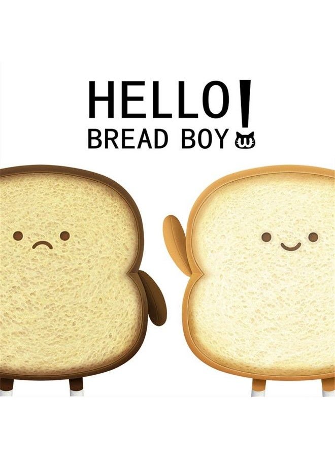 Toast Bread Pillow Funny Food Plush Toy Pillows Small Cute Stuffed Plush Toast Sofa Pillow (Toast Bread,Golden)  - Image 3