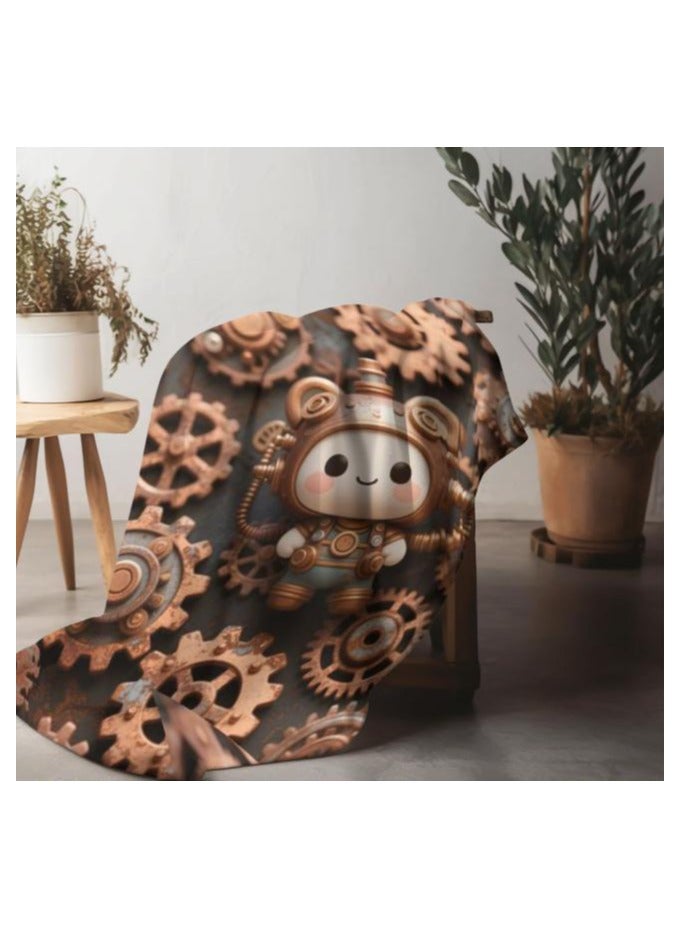 general Children's or student cartoon flannel thin blanket (warm and comfortable, suitable for sleep, games) 100cm*150cm - Image 5