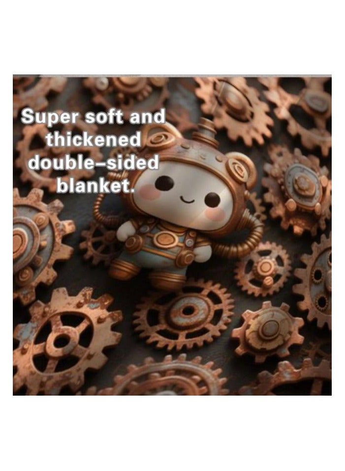 general Children's or student cartoon flannel thin blanket (warm and comfortable, suitable for sleep, games) 100cm*150cm - Image 4