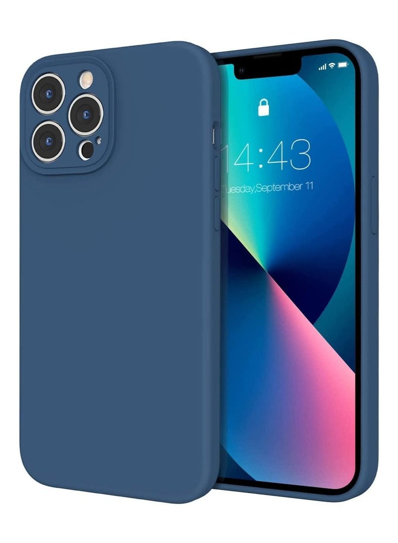 Silicone Case Compatible with iPhone 14 Max, Soft Liquid Gel Rubber Cover Shockproof Bumper Anti-Scratch Anti-Fingerprint Anti-Drop - Image 1