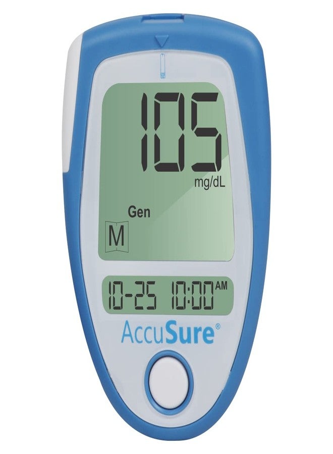 AccuSure Blood Glucose Monitoring System Test Strips, 25 Count (Multi Color) - Image 2