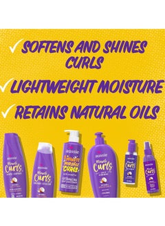 Aussie Aussie Miracle Curls Set: Shampoo, Conditioner, Deep Hydration, Spray Gel, Detangling Milk, and Oil Hair Treatment, Curl Oil, Coconut & Jojoba, Frizz Control, 6 Pieces  - Image 2
