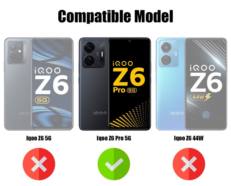 Jkobi Back Cover Case for Vivo iQOO Z6 Pro (Silicone Crystal Clear | Pure Camera Protection | Soft and Flexible for Charger and Headphone sockets | Shockproof Bumpers | Transparent) - Image 4