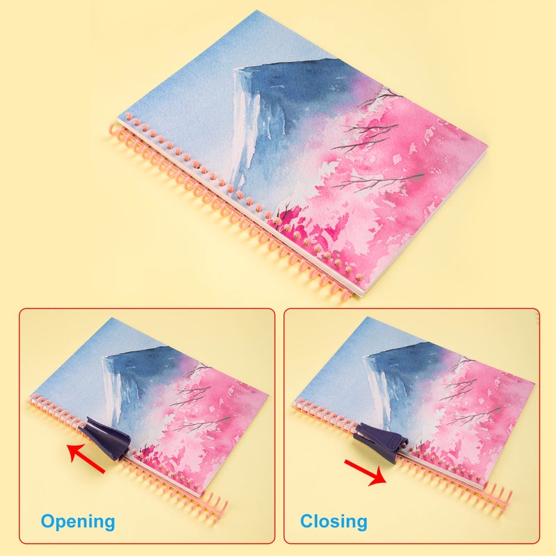 KW-trio Plastic Binder Ring Opener for Loose Leaf Binders Binding Spines Combs Opening and Closing - Image 2