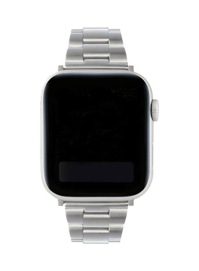 نيبمينينت سوار معصم شياوومان من الإستانلس ستيل بثلاثة فتحات يمكن فصله يدويا لساعة أبل سيريس 1/ 2/ 3/ 4/ 5/ 6/ 7/ SE مقاس 42-44-45 مم - Image 2