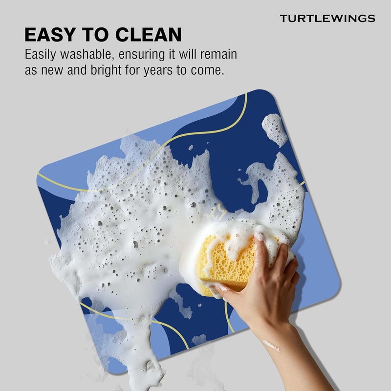 TURTLEWINGS | Mousepad | Inspirational Quote Mousepad – 22x18 cm, 3mm Thick | Abstract Design Non-Slip Rubber Base | Office, Study & Gaming Use | Premium Smooth Surface 7 - Image 4