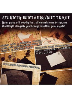 CZYY Upgraded Spell Aoe Damage Template Extra Large To 30Cube & 30Cone, Acrylic D&D Area Effect Marker With Gift Box Perfect Tabletop Rpg Gaming Accessories, Tools For Dungeons And Dragons, Ttrpgs  - Image 5