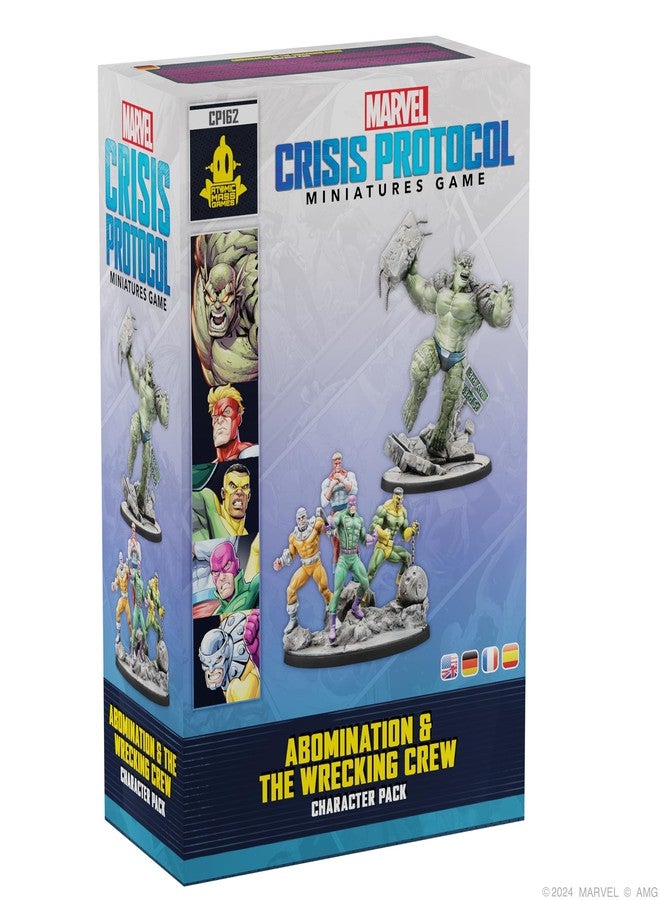 Asmodee Marvel: Crisis Protocol Abomination & Wrecking Crew Character Pack - Criminal Syndicate Expansion, Tabletop Superhero Game, Ages 14+, 2 Players, 90 Minute Playtime, Made by Atomic Mass Games - Image 1