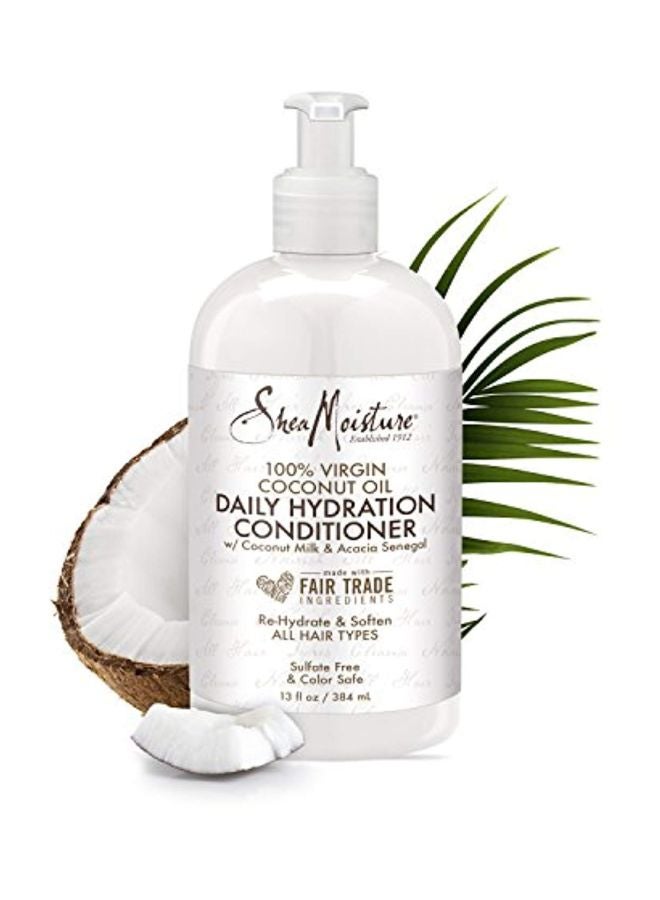 SheaMoisture 100% Virgin Coconut Oil Daily Hydration Conditioner 384ml - Image 2