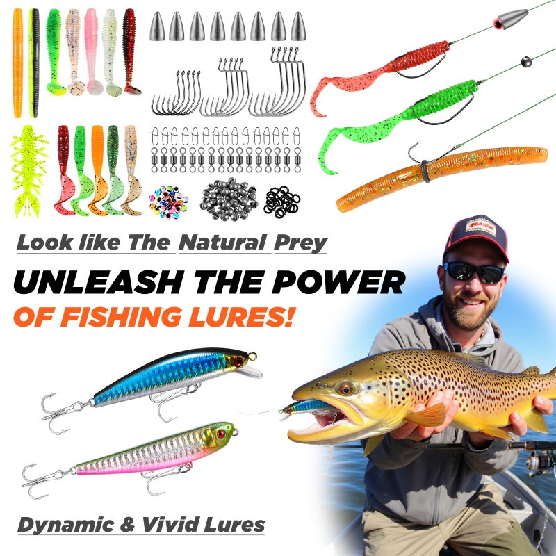 PLUSINNO Fishing Backpack with Fishing Rod and Reel Combos Tackle Boxes, Waterproof Tackle Backpack for Fishing Gear with Rod Holder, Fishing Gifts for Men with Fishing Tool Kit... - Image 3