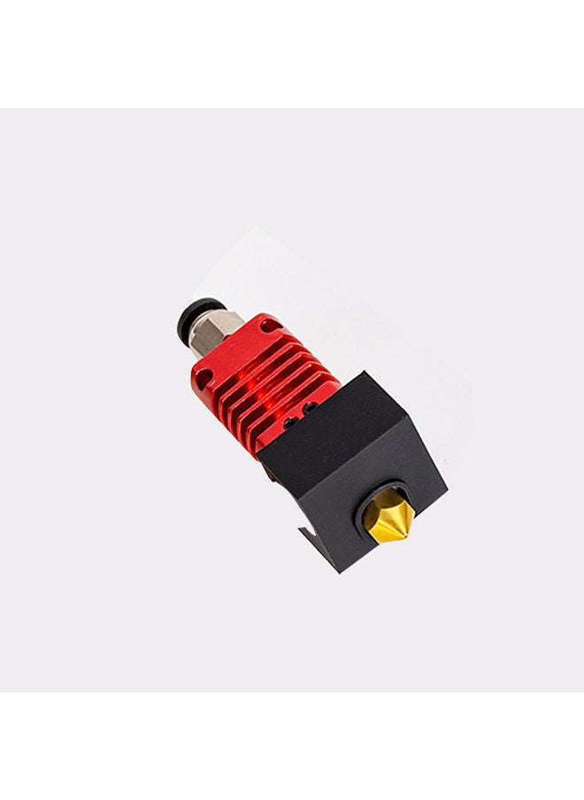 Tronxy - 3D Upgrade Parts Assembled MK10 Extruder Hotend Kit with Aluminum Heating Block 0.4mm Nozzle 100K Ohm Thermistor PTFE Tube 24V 50W Compatible with X5SA/X5SAPRO/XY-2PRO 3D Printer - Image 1