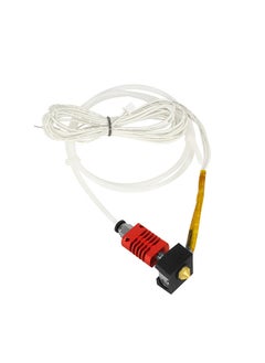 3D Upgrade Parts Assembled MK10 Extruder Hotend Kit with Aluminum Heating Block 0.4mm Nozzle 100K Ohm Thermistor PTFE Tube 24V 50W Compatible with X5SA/X5SAPRO/XY-2PRO 3D Printer