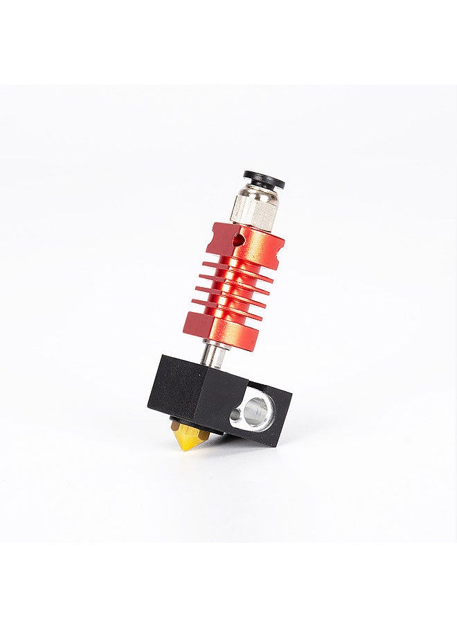 Tronxy - 3D Upgrade Parts Assembled MK10 Extruder Hotend Kit with Aluminum Heating Block 0.4mm Nozzle 100K Ohm Thermistor PTFE Tube 24V 50W Compatible with X5SA/X5SAPRO/XY-2PRO 3D Printer - Image 1