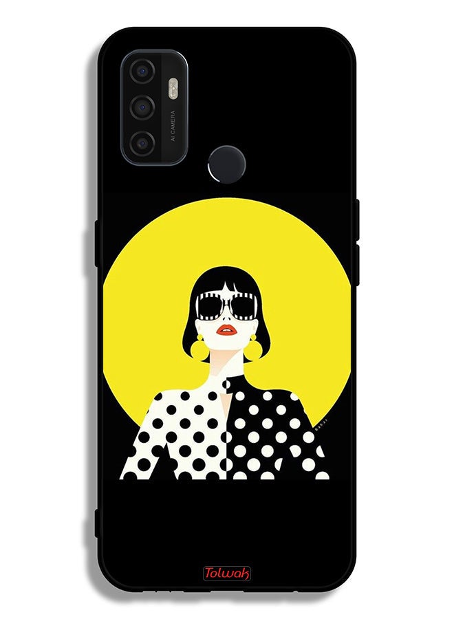 Tolwak Oppo A33 (2020) Protective Case Cover Stylish Girl Art - Image 2