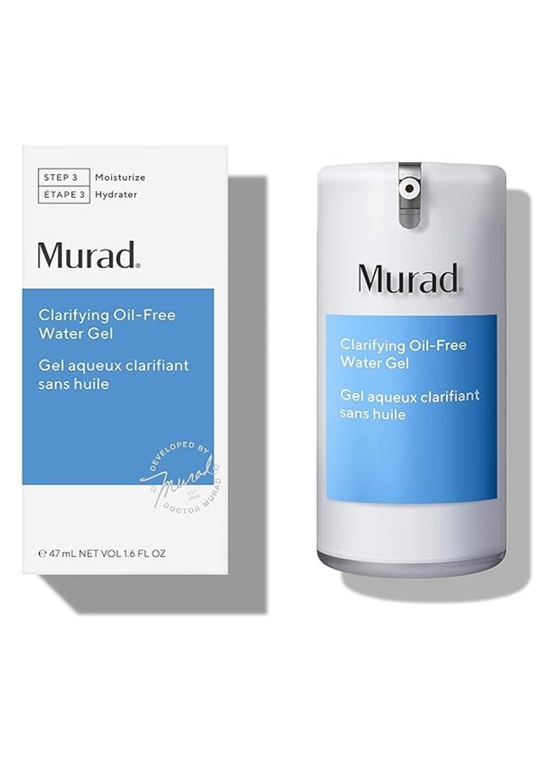 Murad - Clarifying Water Gel Hydrating Face Moisturiser with Non-Greasy Finish 47ml - Image 1