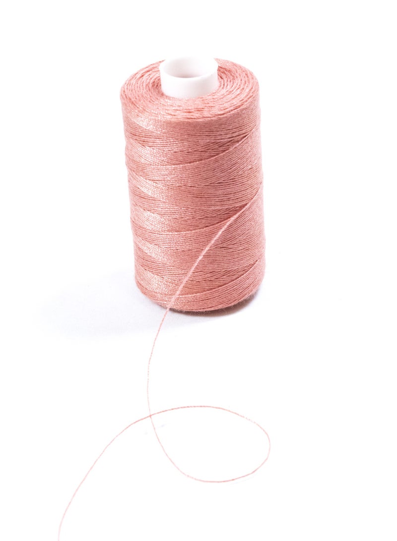 3 Rolls Jeans Sewing Threads – Durable Denim Stitching for DIY Projects (Dusty Rose, Beige, Clay Brown) – 300 Yards Each - Image 4