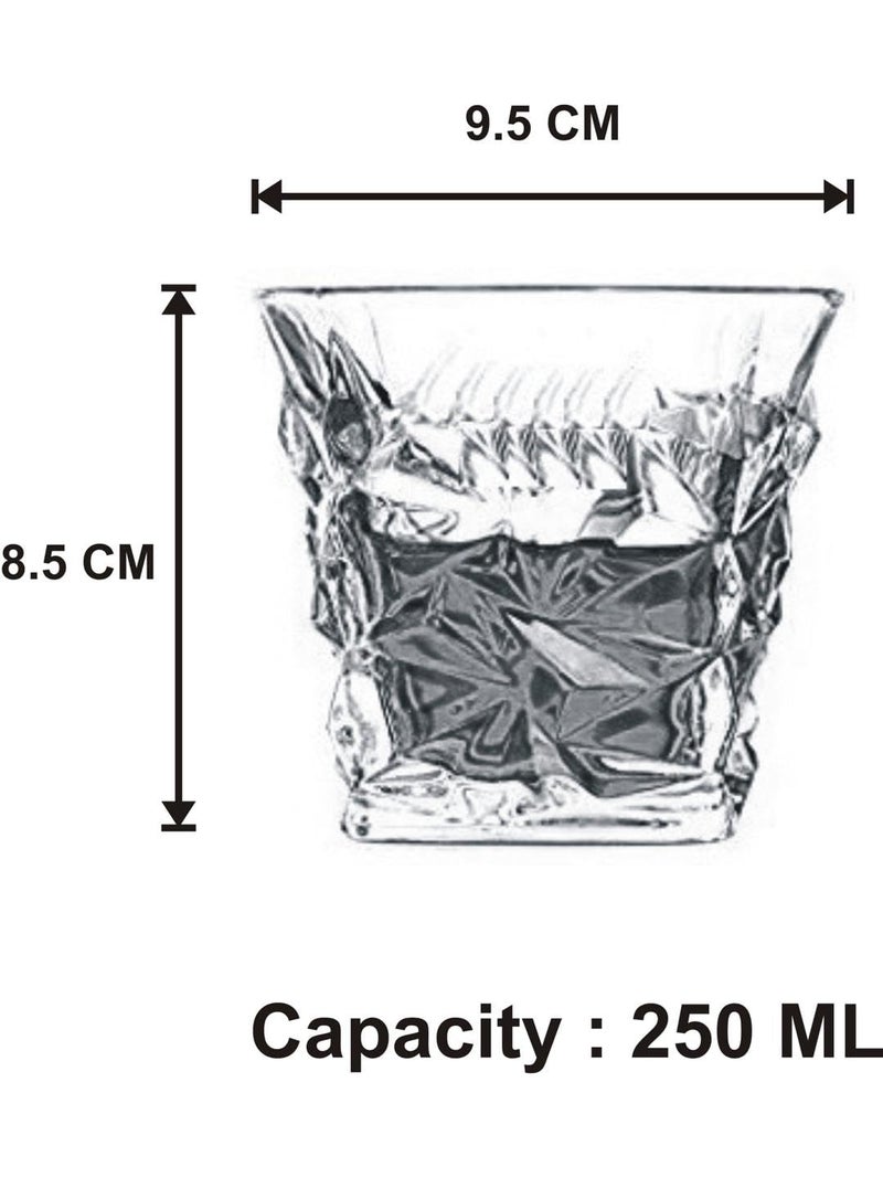 Somil Multi Purpose Beverage Tumbler Drinking Glass Set for Home Bar Use - Image 3