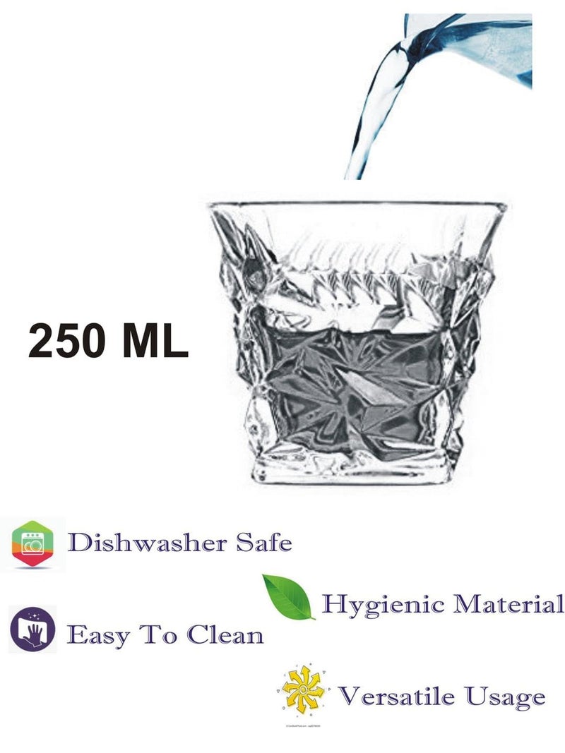 Somil Multi Purpose Beverage Tumbler Drinking Glass Set for Home Bar Use - Image 4