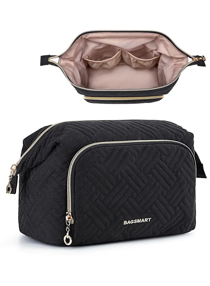 BAGSMART BAGSMART Elegant Roomy Makeup Bag