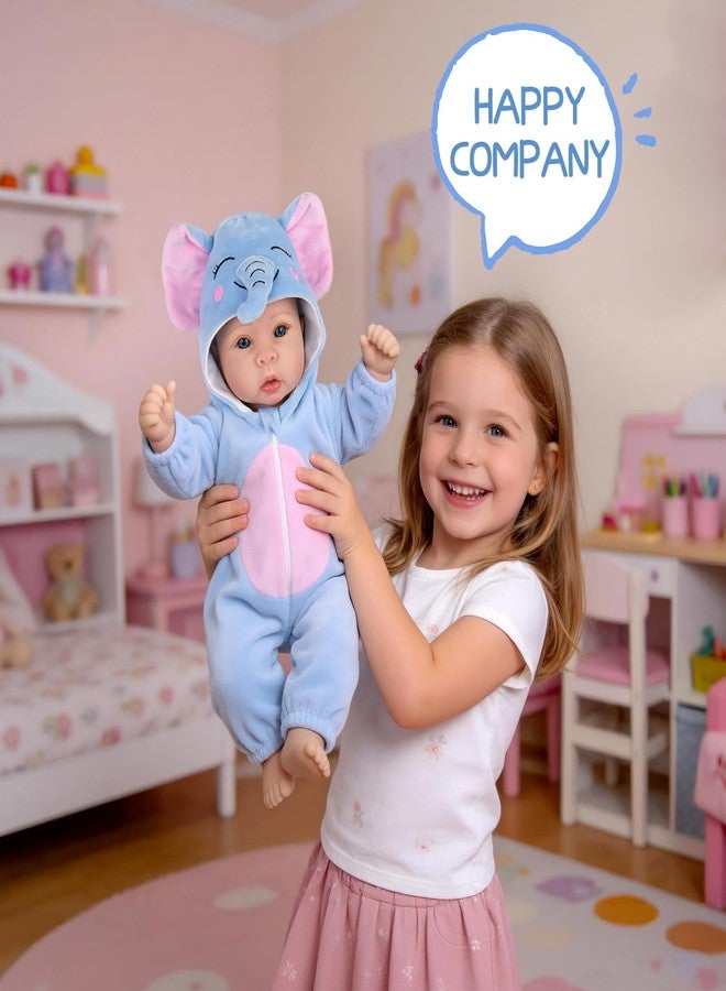 Aori Baby Doll Boy 17 inches, Real Life Baby Boy Dolls with Feeding Kit Included, Life Like Newborn Boy Baby Doll that Look Real, Ideal Gift for Kids, Birthday, Pretend Play - Image 4