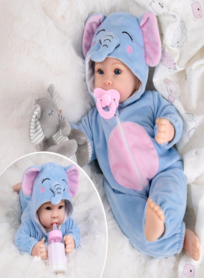 Aori Baby Doll Boy 17 inches, Real Life Baby Boy Dolls with Feeding Kit Included, Life Like Newborn Boy Baby Doll that Look Real, Ideal Gift for Kids, Birthday, Pretend Play - Image 3